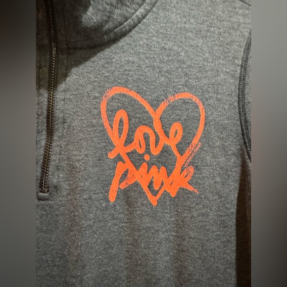 PINK Victoria’s Secret 1/4 zip pullover Size Small - Picture 3 of 4